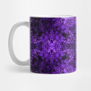 Passionate Purple Kaleidoscope Star Modern Abstract Art Mug